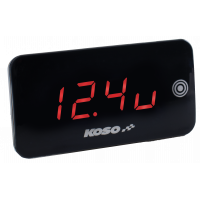SUPER SLIM TOUCH SCREEN VOLT & TEMP GAUGE RED DISPLAY
