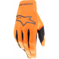 RADAR GLOVES HOT ORANGE/BLACK LG
