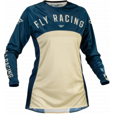 WOMEN'S LITE JERSEY NAVY/IVORY MD
