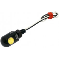 LICENSE PLATE LIGHT BOLT BLACK