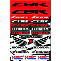HONDA STREET DECAL SHEET