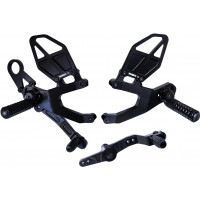REAR SET COMPLETE BLK BMW REAR SET COMPLETE BLK BMW
