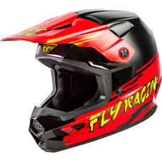 YOUTH KINETIC SURGE HELMET BLACK/RED/YELLOW YL