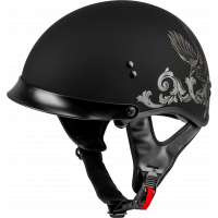 HH-65 CORVUS HELMET W/ PEAK MATTE BLACK/TAN SM