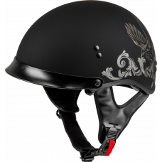 HH-65 CORVUS HELMET W/ PEAK MATTE BLACK/TAN SM