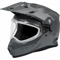 TREKKER CW SOLID HELMET DUAL SHLD GREY 2X