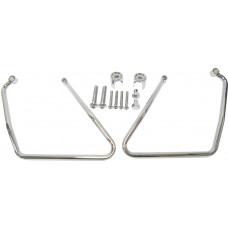 SADDLEBAG SUPPORTS CHROME EARLY SPORTSTER