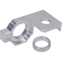 AXLE FLAG MOUNT (SILVER) KTM/HUS 250-450 20/25MM AXLE