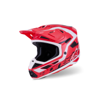 SM7 DEED HELMET RED/BLK/WHT GLOSSY 2X