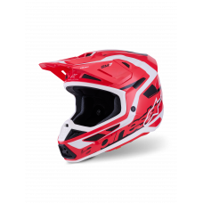 SM7 DEED HELMET RED/BLK/WHT GLOSSY MD