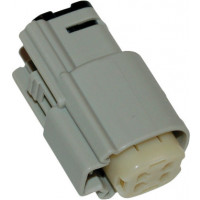 4-PIN FEMALE CONNECTOR GREY HD 72444-07GY 07-UP