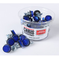 MINI-REFLECTORS BLUE 40/PK
