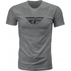 FLY F-WING TEE DARK GREY HEATHER 2X