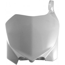 FRONT NUMBER PLATE WHITE