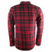 MARKSMAN FLANNEL BLACK/RED MD