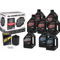 V-TWIN SYN OIL CHANGE KIT M8 BLACK FILTER