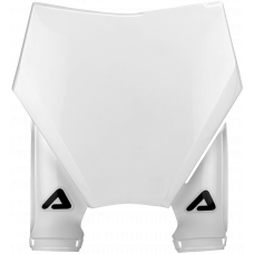 FRONT NUMBER PLATE KTM WHITE