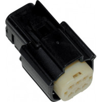 MLX 6-PIN FEM CONN BLACK RIGHT HBAR CNTRL HD 72414-07BK 07-UP