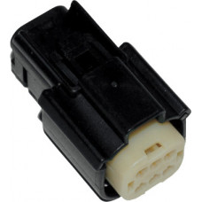MLX 6-PIN FEM CONN BLACK RIGHT HBAR CNTRL HD 72414-07BK 07-UP