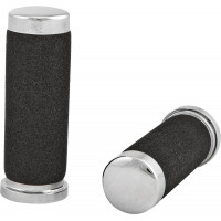 GRIPS FOAM CHROME W/O THROTTLE SLEEVE