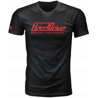 HARDDRIVE TEE BLACK/RED 2X