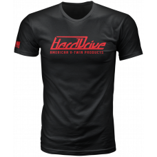 HARDDRIVE TEE BLACK/RED 2X