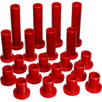 CONTROL ARM BUSHINGS REAR RED POL