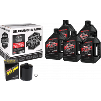 V-TWIN SYN OIL CHANGE KIT M8 BLACK FILTER