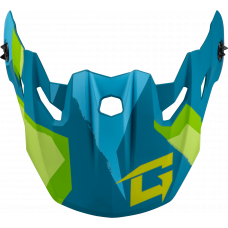 MX-96 SPLINTER VISOR W/SCREWS MATTE BLUE/GREEN
