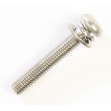 STAINLESS SCREW W/2 WASHERS 30 MM