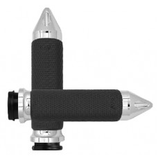 FLY BY WIRE THROTTLE MEMORY FOAM GRIP CHROME