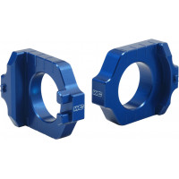 AXLE BLOCKS ELITE KAW/SUZ BLUE