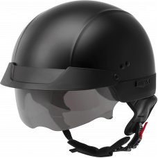 HH-75 HALF HELMET MATTE BLACK 2X