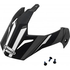 VISOR W/SCREWS EXPEDITION MATTE BLACK/DARK SILVER GM-11