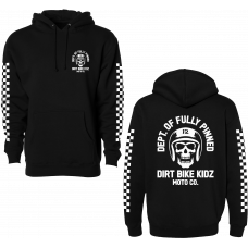 FULLY PINNED YOUTH HOODIE BLACK YL