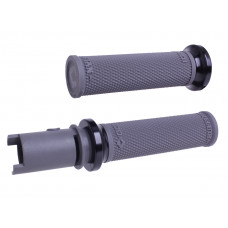 LOCK-ON RUFFIAN GRIPS GRAPHITE/BLACK CVO `23-24
