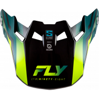 FORMULA S CARBON BYTE VISOR BLACK CARBON/TEAL/LIME MD/LG