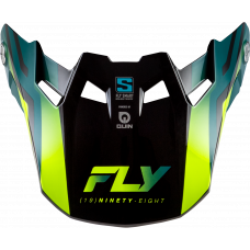 FORMULA S CARBON BYTE VISOR BLACK CARBON/TEAL/LIME MD/LG