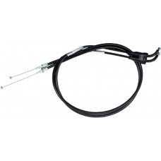 BLACK VINYL THROTTLE PUSH-PULL CABLE SET
