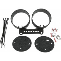 DUAL GAUGE MOUNT BRACKET KIT BLACK