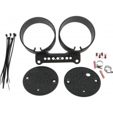 DUAL GAUGE MOUNT BRACKET KIT BLACK