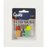 ATC FUSE ASMT 7/PK