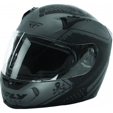 REVOLT PATRIOT HELMET MATTE GREY/BLACK SM